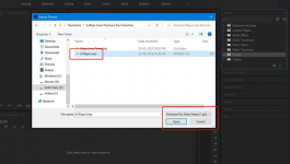 كيفية استيراد اضافات (preset) إلى Premiere Pro